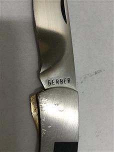 GERBER PORTLAND，ORE U.S.A　97223　ガーバーナイフ Gerber 97223 Lock Back Folding Knife, PORTLAND OR Good | Carson
